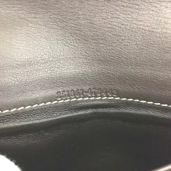 GUCCI LOVELY HEART GG LOGO CANVAS LEATHER LONG BIFOLD WALLET - Picture 6 of 6